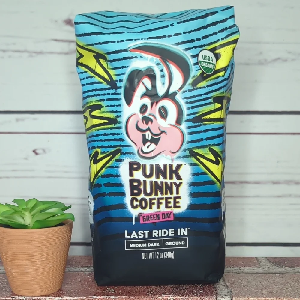 Green Day's Punk Bunny Coffee Organic Fair‎ Trade Last Ride In & Soundcheck